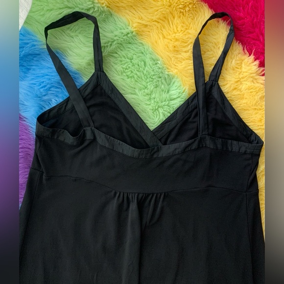 Excellent Condition, Eileen Fisher, Black 100% Silk Slip Dress, Size Small - Picture 5 of 9